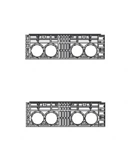 Rám k šachtě EK 388, výška 220 mm