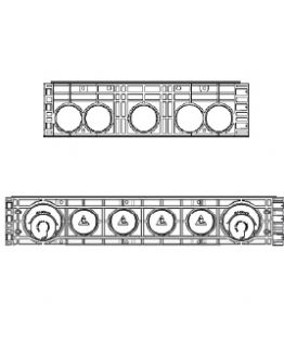 Rám k šachtě EK 508, výška 220 mm