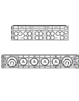 Rám k šachtě EK 508, výška 220 mm